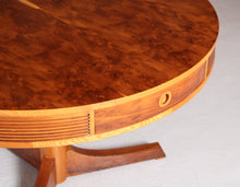 Load image into Gallery viewer, Mid Century 'Drum' yew dining table by Robert Heritage for Archie Shine, circa 1950s
