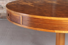 Load image into Gallery viewer, Mid Century 'Drum' yew dining table by Robert Heritage for Archie Shine, circa 1950s

