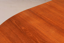 Load image into Gallery viewer, Danish Mid Century solid teak extending dining table, circa 1960s
