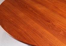 Load image into Gallery viewer, Danish Mid Century solid teak extending dining table, circa 1960s
