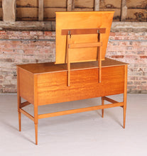 Load image into Gallery viewer, French Mid Century mahogany dressing table with a mirror, circa 1960s
