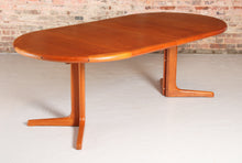 Load image into Gallery viewer, Danish Mid Century extending teak dining table, circa 1970s
