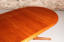 Load image into Gallery viewer, Danish Mid Century extending teak dining table, circa 1970s
