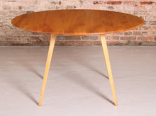 Load image into Gallery viewer, Mid Century Ercol drop-leaf beech dining table, circa 1960s
