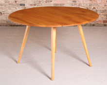 Load image into Gallery viewer, Mid Century Ercol drop-leaf beech dining table, circa 1960s
