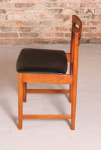 Load image into Gallery viewer, Set of 4 Mid Century teak chairs, circa 1970s.
