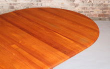 Load image into Gallery viewer, Mid Century Danish style extending solid teak dining table, circa 1970s
