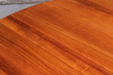 Load image into Gallery viewer, Mid Century Danish style extending solid teak dining table, circa 1970s
