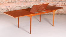 Load image into Gallery viewer, Mid Century extending teak dining table by McIntosh, circa 1960s.&nbsp;
