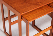 Load image into Gallery viewer, Danish Mid Century teak nest of tables by Arne Hovmand Olsen for Mogens Kold, circa 1960s
