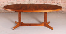 Load image into Gallery viewer, Mid Century extending rosewood dining table designed by Robert Heritage for Archie Shine, c. 1950s
