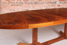 Load image into Gallery viewer, Mid Century extending rosewood dining table designed by Robert Heritage for Archie Shine, c. 1950s

