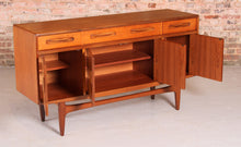Load image into Gallery viewer, Mid Century G-plan Fresco teak sideboard, circa 1960s.
