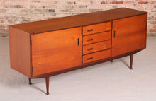 Load image into Gallery viewer, Mid Century teak sideboard by Meredew, circa 1960s
