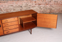 Load image into Gallery viewer, Mid Century teak sideboard by Meredew, circa 1960s
