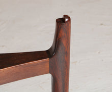 Load image into Gallery viewer, Danish Mid Century model 104 rosewood and glass coffee table by Sven Ellekaer for Christian Linneberg, circa 1960s
