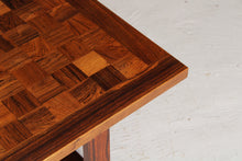 Load image into Gallery viewer, A Danish mid century chequered rosewood rectangular coffee table by Poul Cadovius for France &amp; Sons circa 1960s
