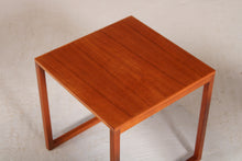 Load image into Gallery viewer, Danish Mid Century Model 33 Cube teak nest of three tables designed by Kai Kristiansen for Vildbjerg Møbelfabrik circa 1960s
