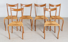 Load image into Gallery viewer, Set of 6 Manila dining chairs by Val Padilla for Conran, circa 1970s
