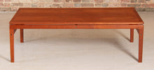 Load image into Gallery viewer, Danish Mid Century large teak coffee table by Trioh, circa 1960s
