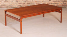 Load image into Gallery viewer, Danish Mid Century large teak coffee table by Trioh, circa 1960s

