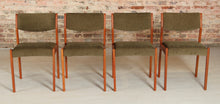 Load image into Gallery viewer, Set of 4 Danish teak dining chairs, circa 1960s
