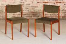 Load image into Gallery viewer, Set of 4 Danish teak dining chairs, circa 1960s
