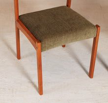 Load image into Gallery viewer, Set of 4 Danish teak dining chairs, circa 1960s
