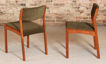 Load image into Gallery viewer, Set of 4 Danish teak dining chairs, circa 1960s
