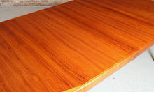 Load image into Gallery viewer, Danish Mid Century teak dining table by Ib Kofod Larsen for Faarup Mobelfabrik, circa 1960s
