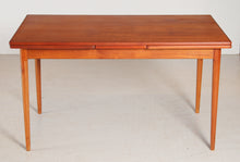 Load image into Gallery viewer, Danish Mid Century extending teak dining table, circa 1970s
