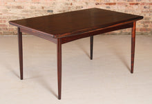Load image into Gallery viewer, Danish Mid Century extending rosewood dining table, circa 1960s
