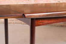Load image into Gallery viewer, Danish Mid Century extending rosewood dining table, circa 1960s

