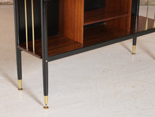 Load image into Gallery viewer, Mid Century G-plan 'Tola and black' -range bookcase model 8726, circa 1960s
