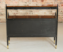 Load image into Gallery viewer, Mid Century G-plan 'Tola and black' -range bookcase model 8726, circa 1960s

