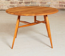 Load image into Gallery viewer, Mid Century Ercol elm and beech drop-leaf side table, circa 1960s
