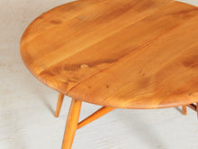 Load image into Gallery viewer, Mid Century Ercol elm and beech drop-leaf side table, circa 1960s
