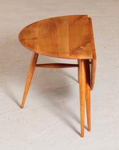 Load image into Gallery viewer, Mid Century Ercol elm and beech drop-leaf side table, circa 1960s
