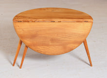 Load image into Gallery viewer, Mid Century Ercol elm and beech drop-leaf side table, circa 1960s
