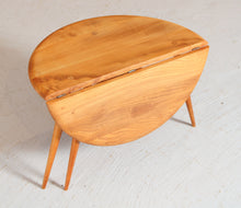Load image into Gallery viewer, Mid Century Ercol elm and beech drop-leaf side table, circa 1960s
