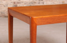 Load image into Gallery viewer, Danish Mid Century teak side table, circa 1960s
