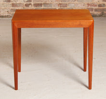 Load image into Gallery viewer, Danish Mid Century teak side table, circa 1960s
