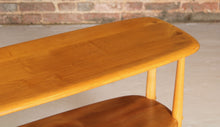 Load image into Gallery viewer, Mid Century Ercol Windsor Trolley Bookcase (model 361) 'Baby Giraffe' in solid elm and beech, circa 1960
