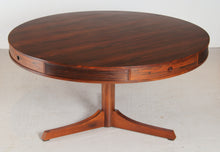 Load image into Gallery viewer, Mid Century 'Drum' rosewood dining table by Robert Heritage for Archie Shine, circa 1950s
