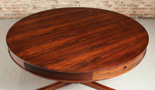 Load image into Gallery viewer, Mid Century 'Drum' rosewood dining table by Robert Heritage for Archie Shine, circa 1950s
