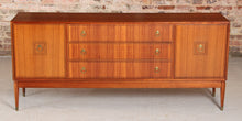Load image into Gallery viewer, Mid Century teak and tola sideboard by Greaves&amp;Thomas for Heal's, circa 1960s
