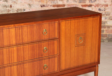 Load image into Gallery viewer, Mid Century teak and tola sideboard by Greaves&amp;Thomas for Heal's, circa 1960s
