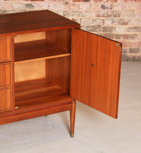 Load image into Gallery viewer, Mid Century teak and tola sideboard by Greaves&amp;Thomas for Heal's, circa 1960s
