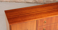 Load image into Gallery viewer, Mid Century teak and tola sideboard by Greaves&amp;Thomas for Heal's, circa 1960s
