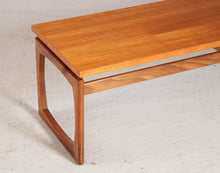 Load image into Gallery viewer, A Mid Century G-plan Quadrille long teak coffee table, circa 1960s
